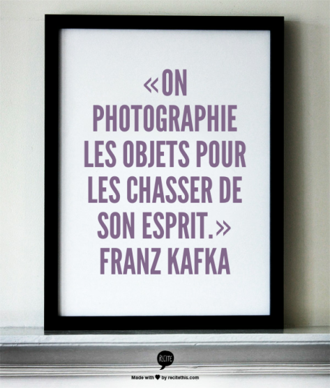 citation franz kafka photographie
